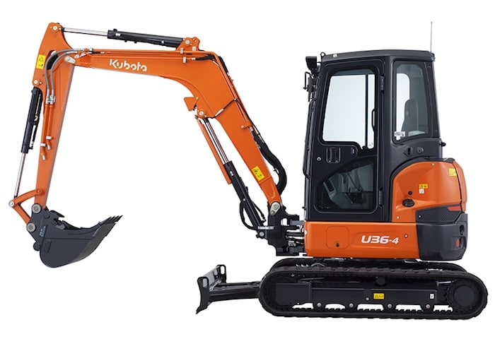 Pala excavadora Kubota U36-4