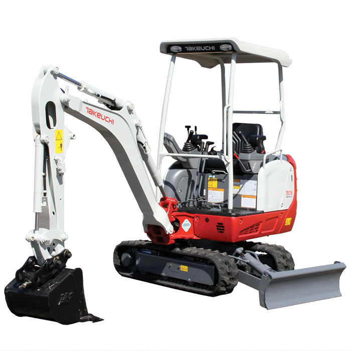 Pala excavadora Takeuchi TB216